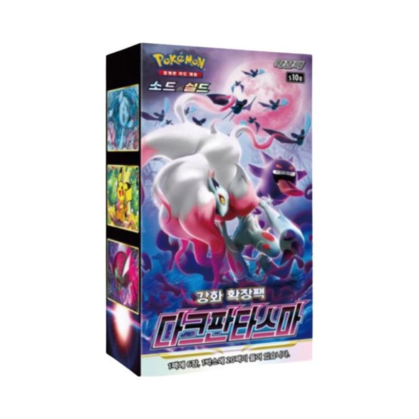 Pokemon TCG Sword & Shield Enhanced Expansion Pack: Dark Phantasma Booster Box (Korean Ver.)