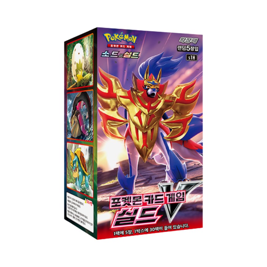 Pokemon TCG Sword & Shield Expansion Pack: Shield Booster Box (Korean Ver.)