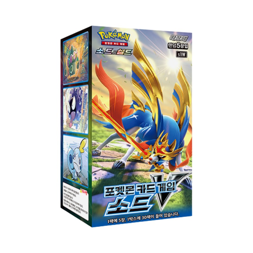 Pokemon TCG Sword & Shield Expansion Pack: Sword Booster Box (Korean Ver.)