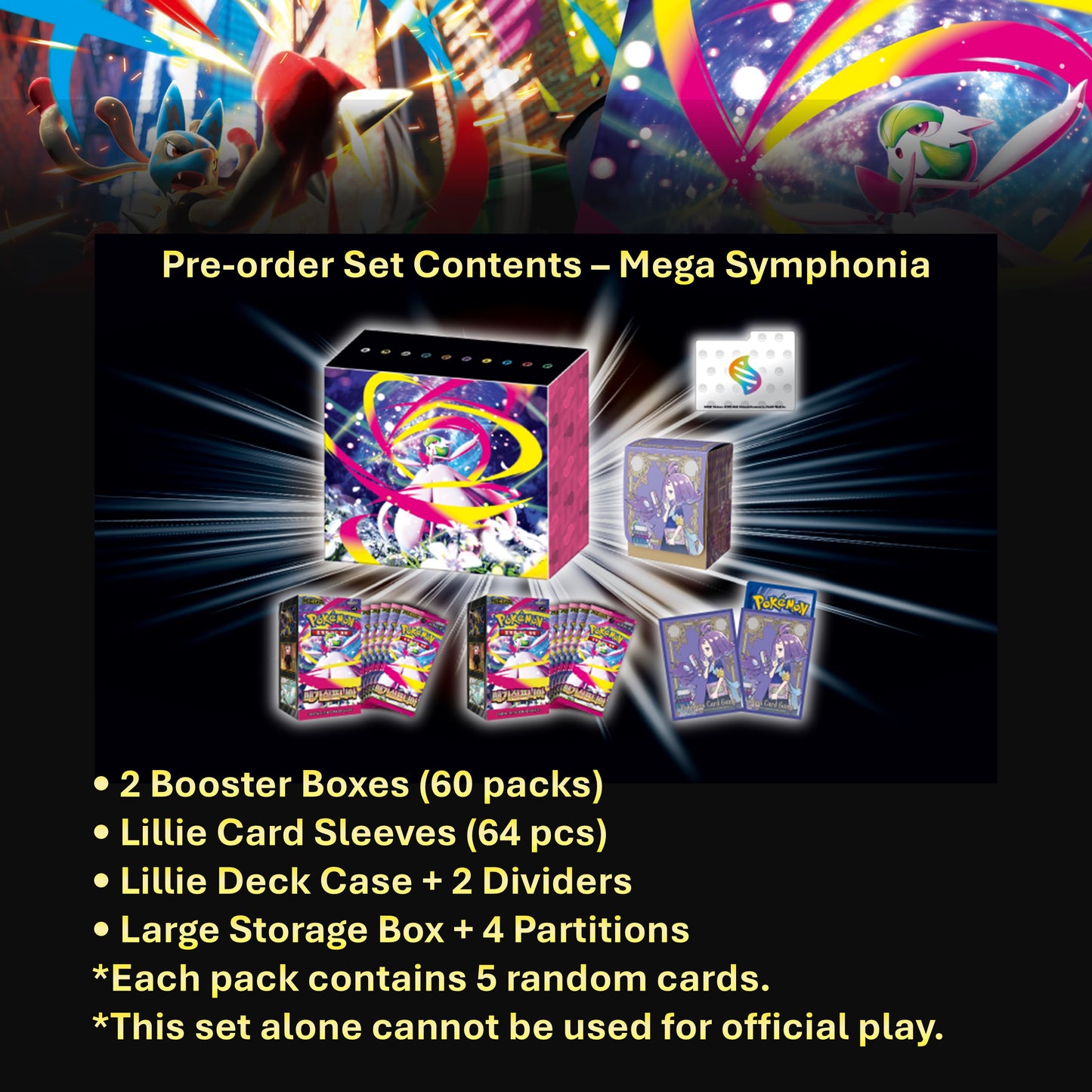 [Pre-order]Pokémon TCG Mega Brave & Mega Symphonia Card Shop Set (Korean Edition)