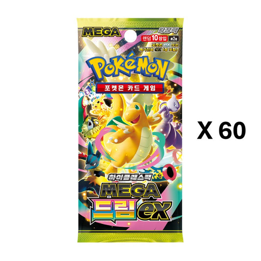 Pokemon TCG MEGA Dream ex 60 Packs (Korean Edition)