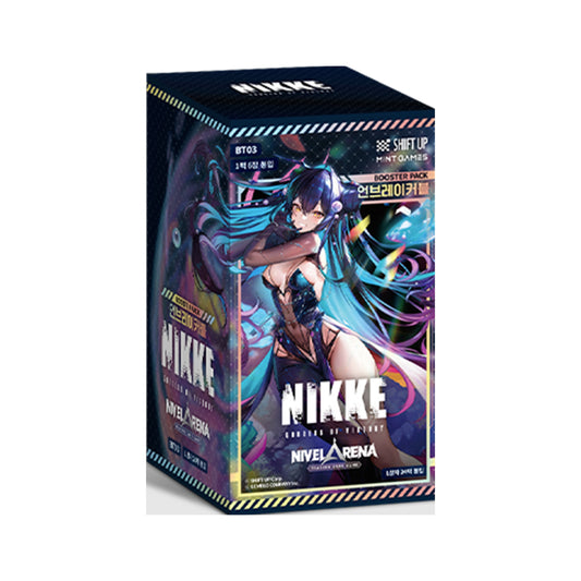 Nivel Arena Goddess of Victory NIKKE BT03: Unbreakable Booster Box (Korean Edition)