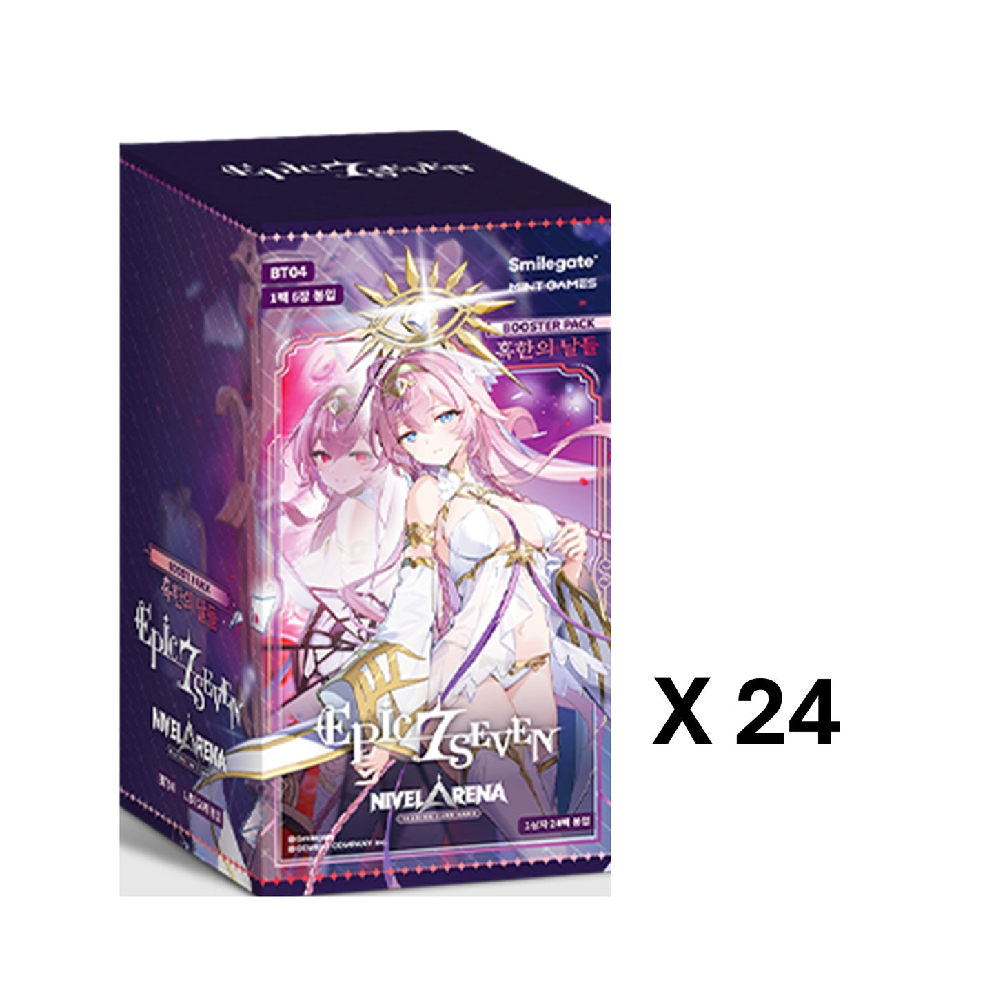 Nivel Arena × Epic Seven BT04 Days of Frost Booster Box (1 Case = 24 Boxes / Korean Edition)