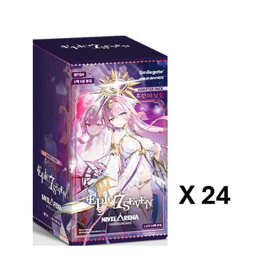 Nivel Arena × Epic Seven BT04 Days of Frost Booster Box (1 Case = 24 Boxes / Korean Edition)