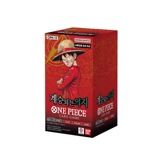 One Piece Card Game: Carrying On His Will Booster Box [OPK-13] (Korean Ver.)
