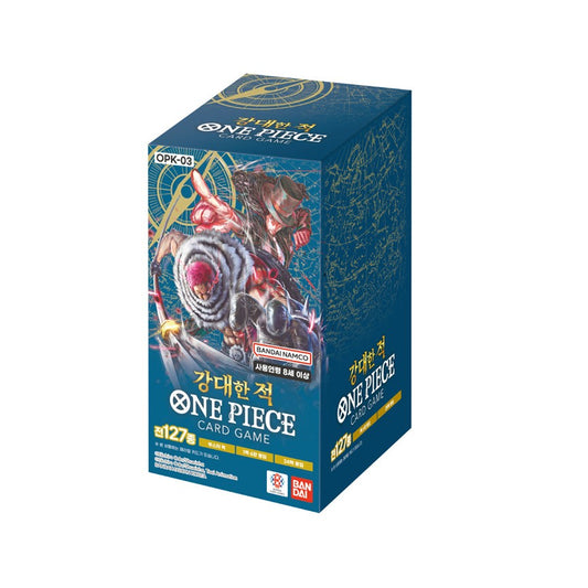 One Piece Card Game [OPK-03] Booster Box – Mighty Enemies (Korean Edition)