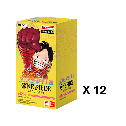 ONE PIECE Card Game Booster Pack – 500 Years in the Future [OP-07] (1 Case = 12 Boxes / Korean Edition)